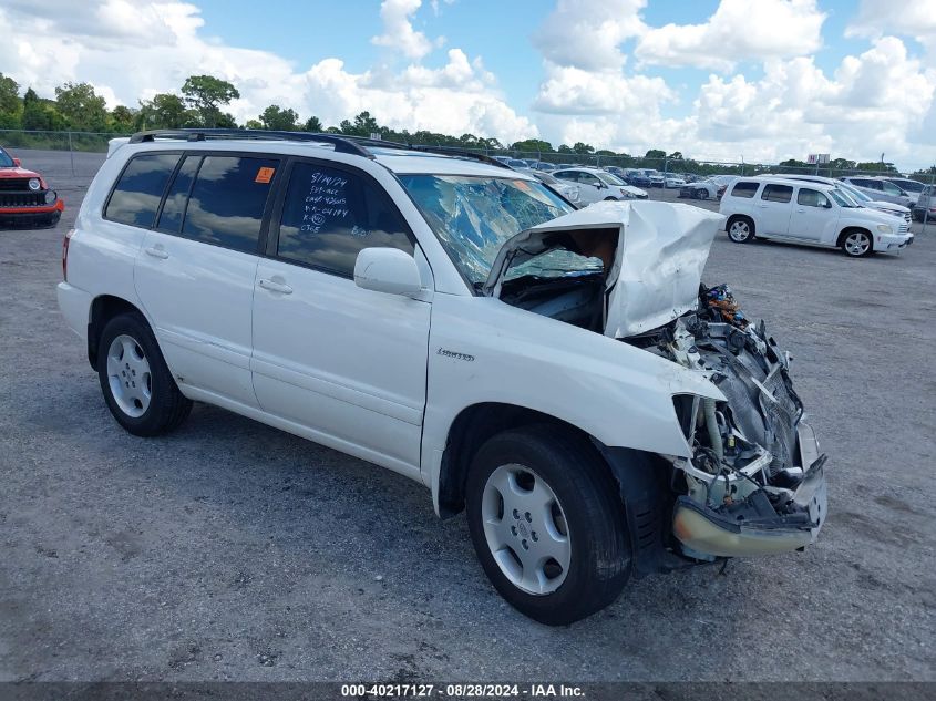 2006 TOYOTA HIGHLANDER LIMITED V6 #3035078361