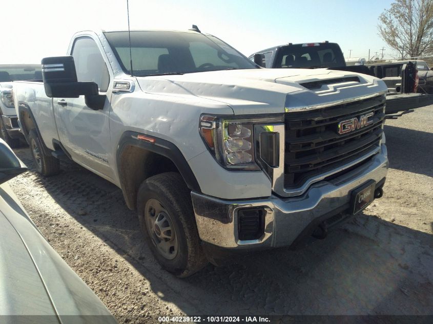 2022 GMC SIERRA 2500HD 2WD REGULAR CAB LONG BED PRO #2990355257