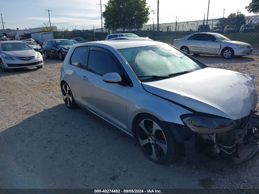 2016 VOLKSWAGEN GOLF GTI S 2-DOOR/SE 2-DOOR #2992818814