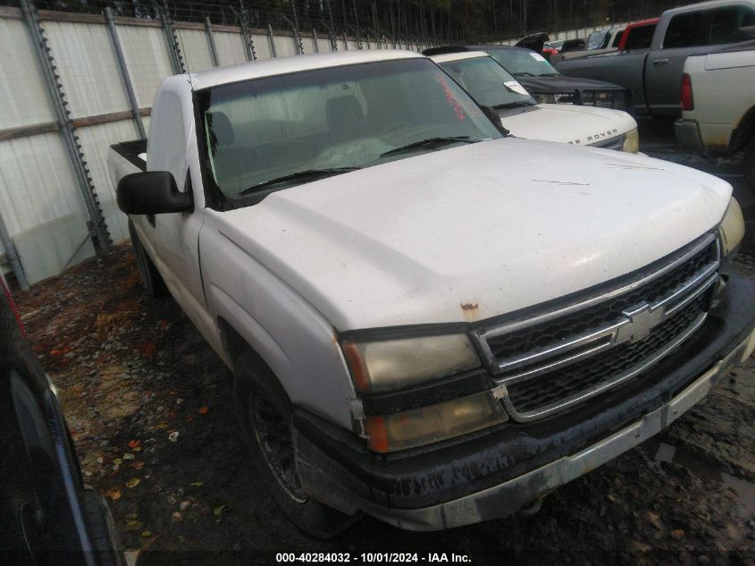 2006 CHEVROLET SILVERADO 1500 WORK TRUCK #3053068568