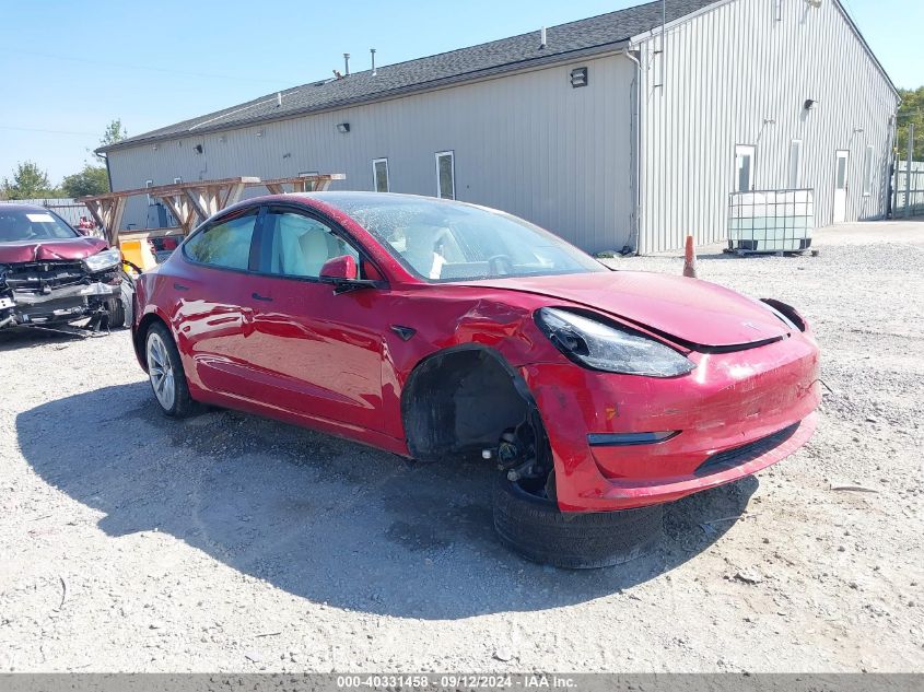 2022 TESLA MODEL 3 LONG RANGE DUAL MOTOR ALL-WHEEL DRIVE #2987909529