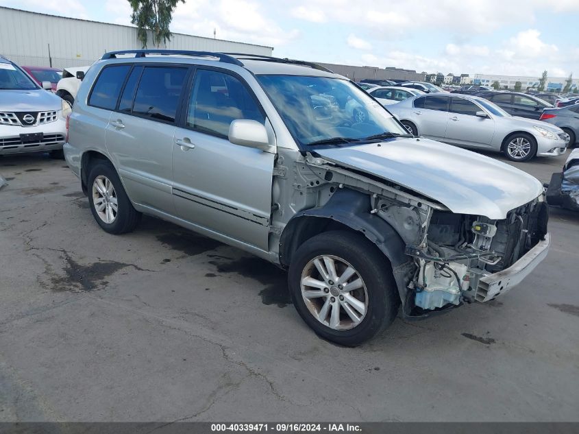 2006 TOYOTA HIGHLANDER HYBRID V6 #2992833703