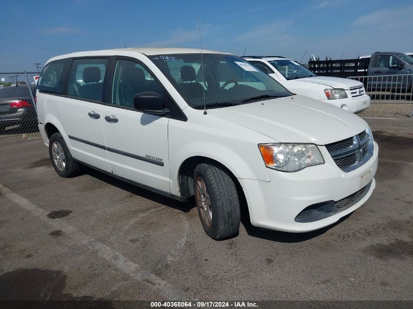 2013 DODGE GRAND CARAVAN AMERICAN VALUE PKG #3050075520