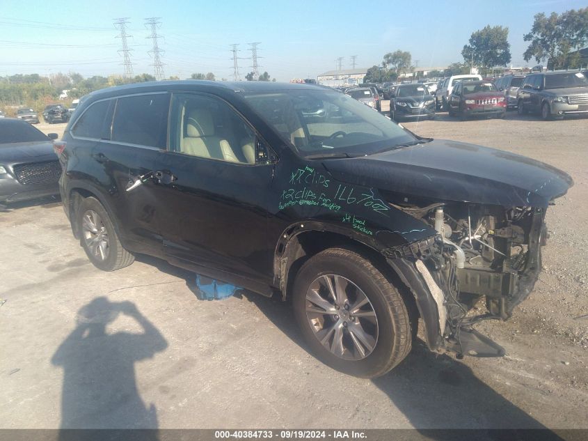 2015 TOYOTA HIGHLANDER XLE V6 #2997766113