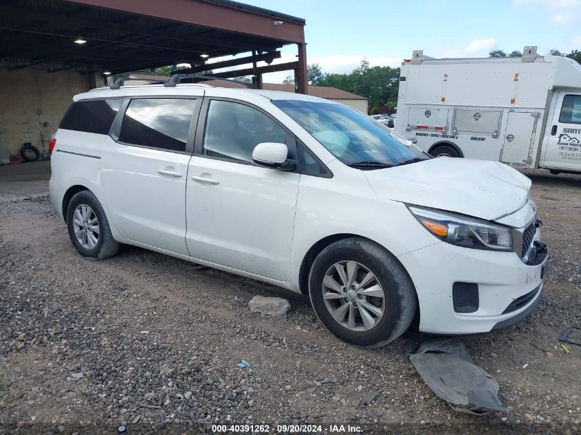 2016 KIA SEDONA LX #3042572100