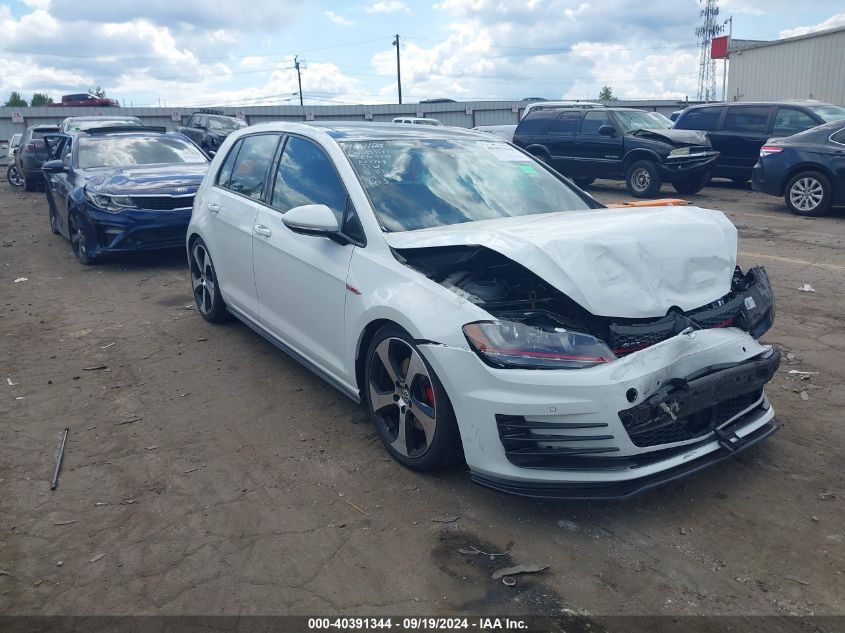 2015 VOLKSWAGEN GOLF GTI 2.0T AUTOBAHN 4-DOOR #3034472452