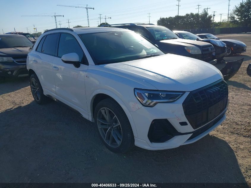 2022 AUDI Q3 PREMIUM PLUS 45 TFSI S LINE QUATTRO TIPTRONIC #2992830411