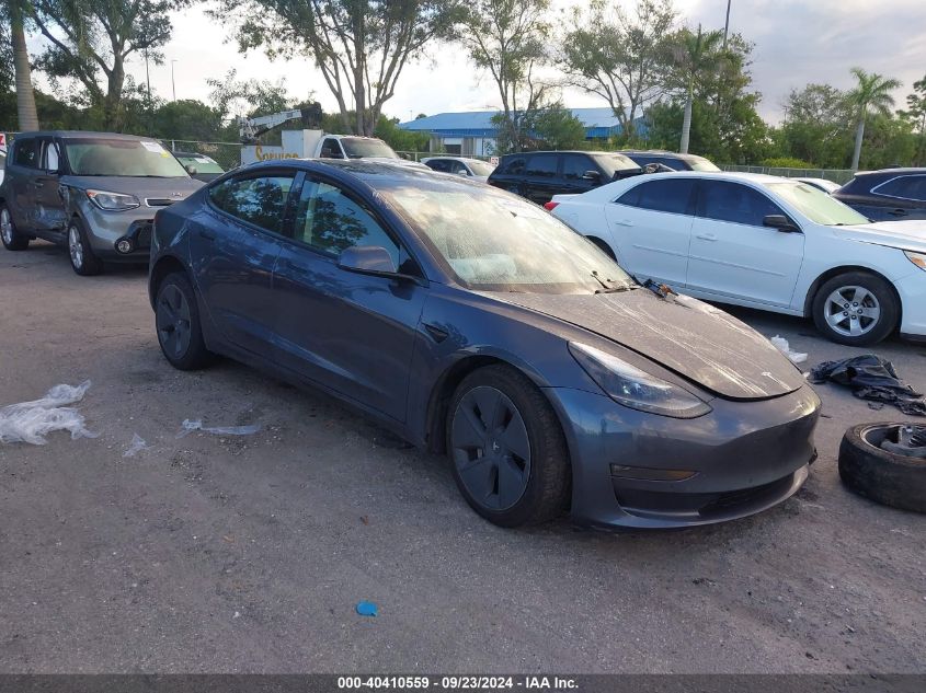 2022 TESLA MODEL 3 LONG RANGE DUAL MOTOR ALL-WHEEL DRIVE #2992827735