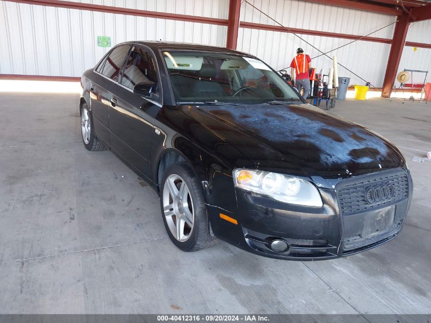 2007 AUDI A4 2.0T #2992835182