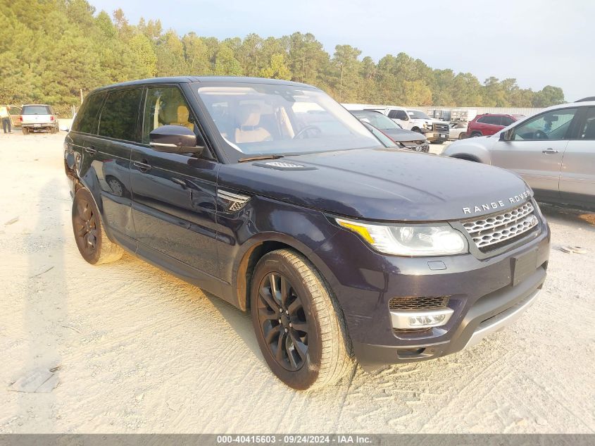 2017 LAND ROVER RANGE ROVER SPORT 3.0L V6 SUPERCHARGED HSE #2997778253