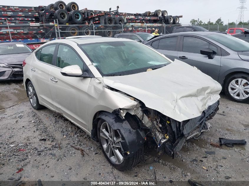 2017 HYUNDAI ELANTRA LIMITED #3007845270