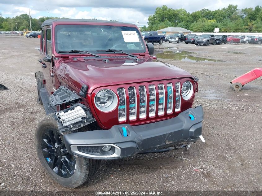 2022 JEEP WRANGLER 4XE UNLIMITED SAHARA 4X4 #2997777736