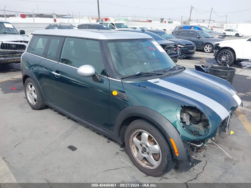 2009 MINI COOPER CLUBMAN #2996535934