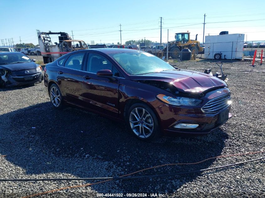 2017 FORD FUSION HYBRID SE #2992833266