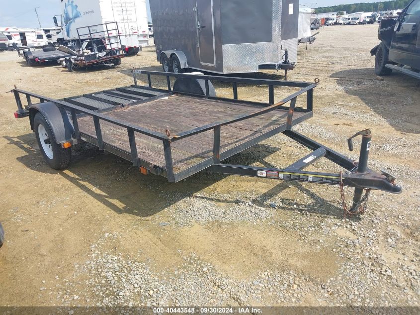 2012 CARRY ON 6.5 X 12 UTILITY TRAILER #3035077505