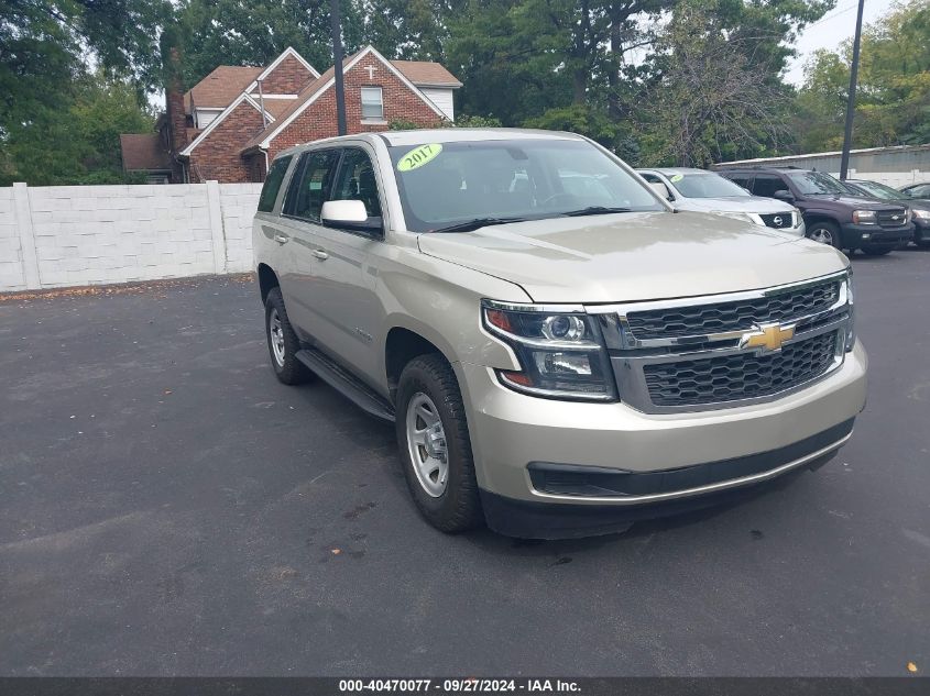 Buy 1GNSKEKC2HR280591 Chevrolet Tahoe 2017 from online auto auction