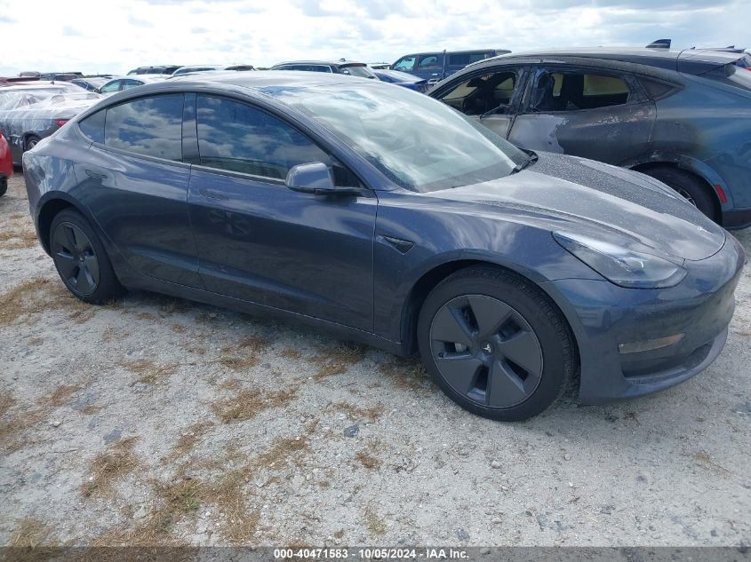 2022 TESLA MODEL 3 LONG RANGE DUAL MOTOR ALL-WHEEL DRIVE #2989126811