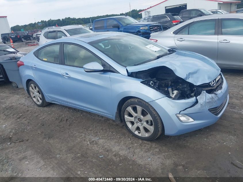 2013 HYUNDAI ELANTRA LIMITED #3035077389