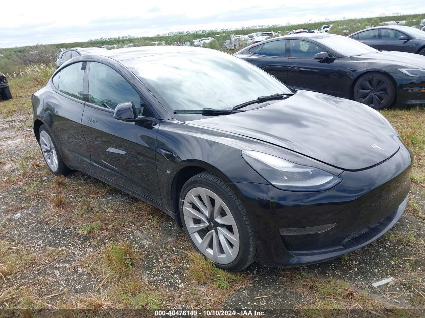 2021 TESLA MODEL 3 STANDARD RANGE PLUS REAR-WHEEL DRIVE #2995286020