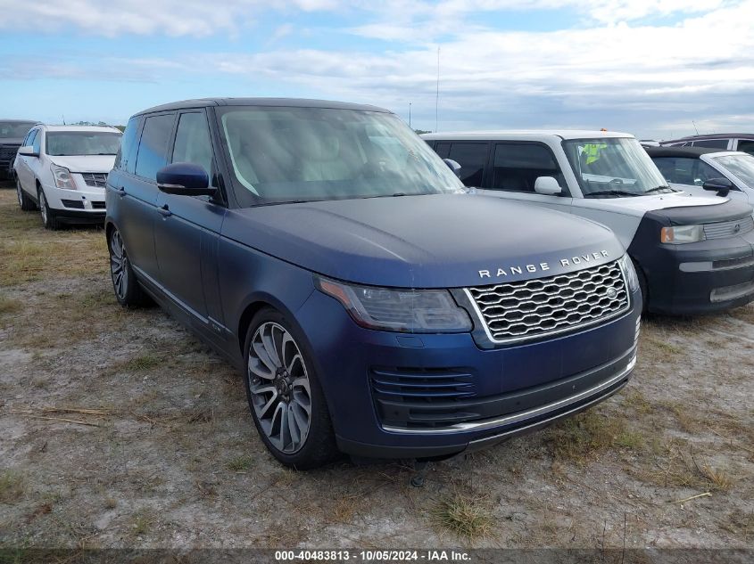 2019 LAND ROVER RANGE ROVER 5.0L V8 SUPERCHARGED #2992826645