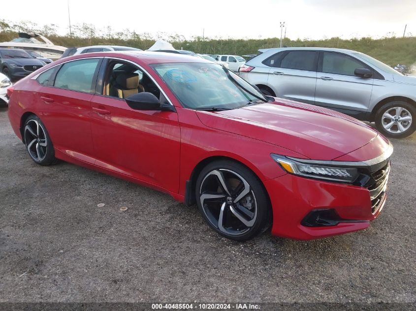 2022 HONDA ACCORD SPORT 2.0T #2992826210