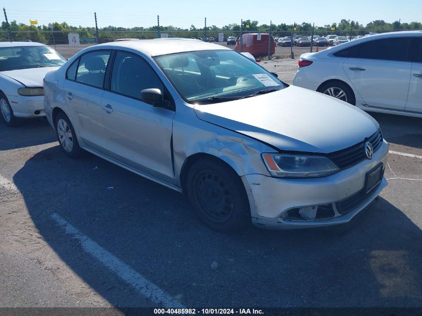 2011 VOLKSWAGEN JETTA 2.0L S #2992830603