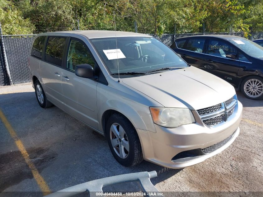 2013 DODGE GRAND CARAVAN SE #3034053661