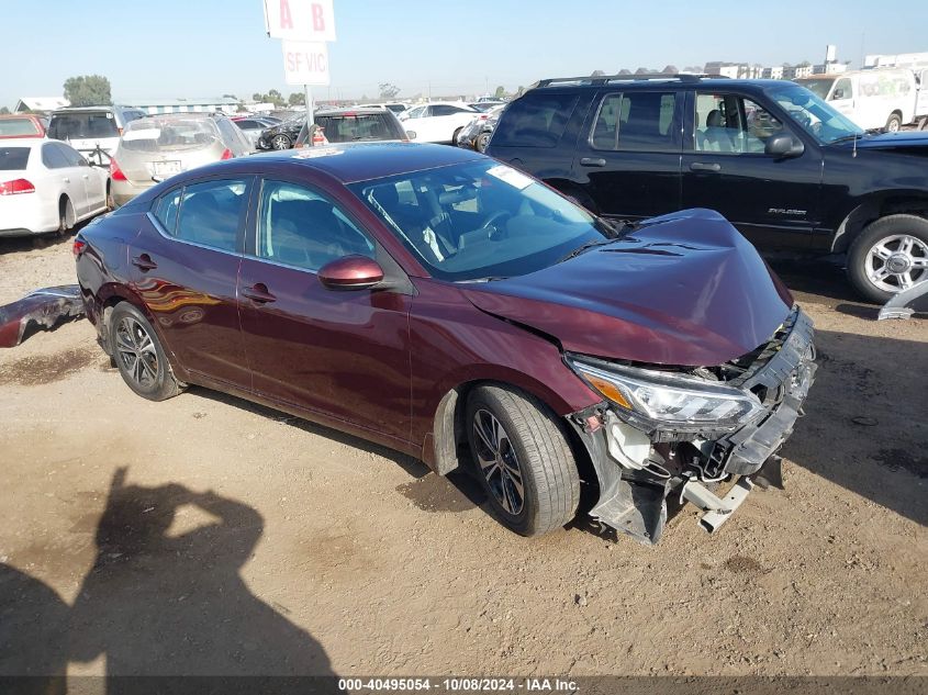 2021 NISSAN SENTRA SV XTRONIC CVT #2992833161