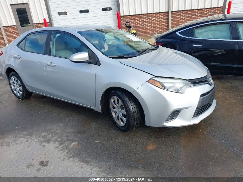 2016 TOYOTA COROLLA LE #3035077059