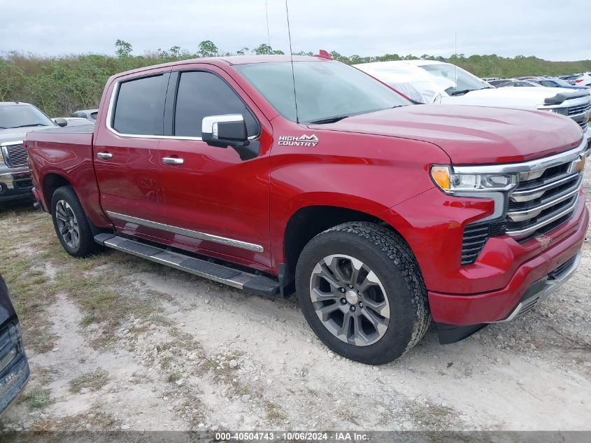 2023 CHEVROLET SILVERADO 1500 4WD  SHORT BED HIGH COUNTRY #2995284452