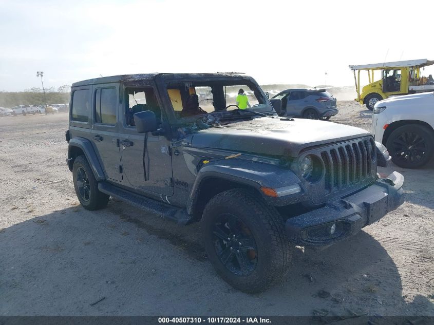 2022 JEEP WRANGLER UNLIMITED SAHARA ALTITUDE 4X4 #2995300755