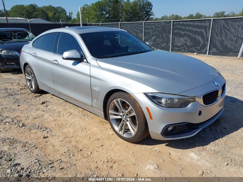 2018 BMW 430I GRAN COUPE #2992825725