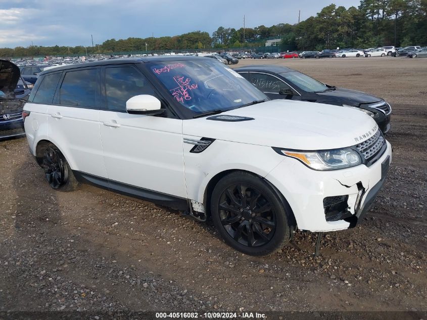 2017 LAND ROVER RANGE ROVER SPORT 3.0L V6 SUPERCHARGED HSE #2995300553