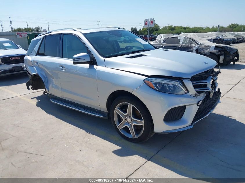 2016 MERCEDES-BENZ GLE 400 4MATIC #2992830430