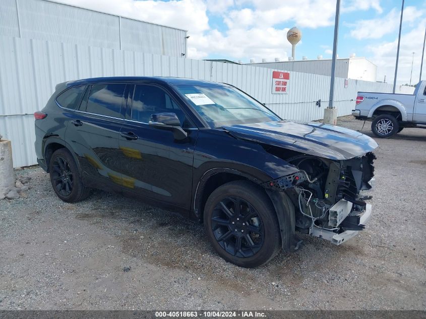 2022 TOYOTA HIGHLANDER L #3035087038