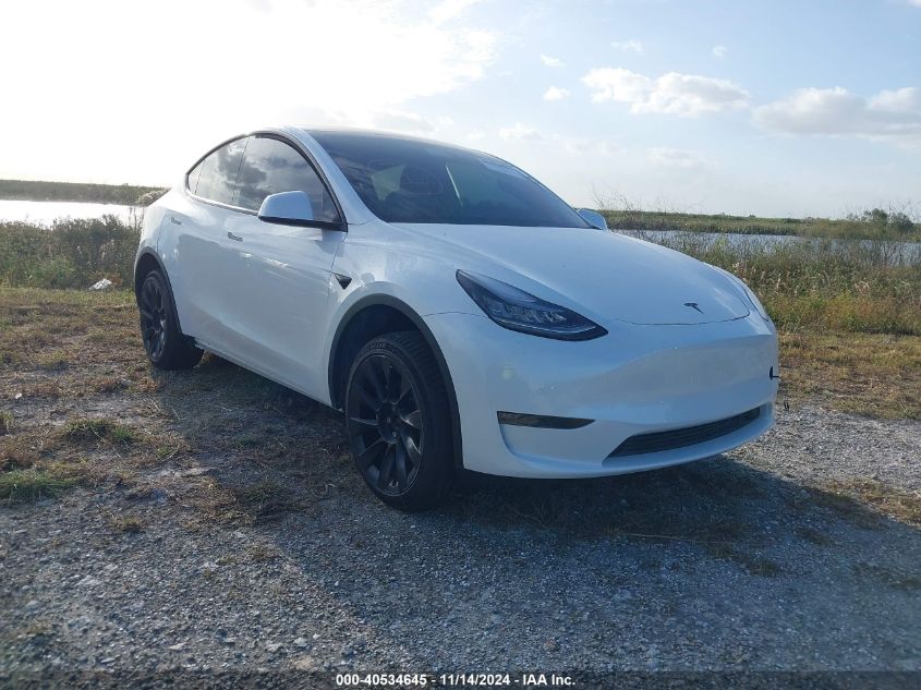 2020 TESLA MODEL Y LONG RANGE DUAL MOTOR ALL-WHEEL DRIVE #3000300674