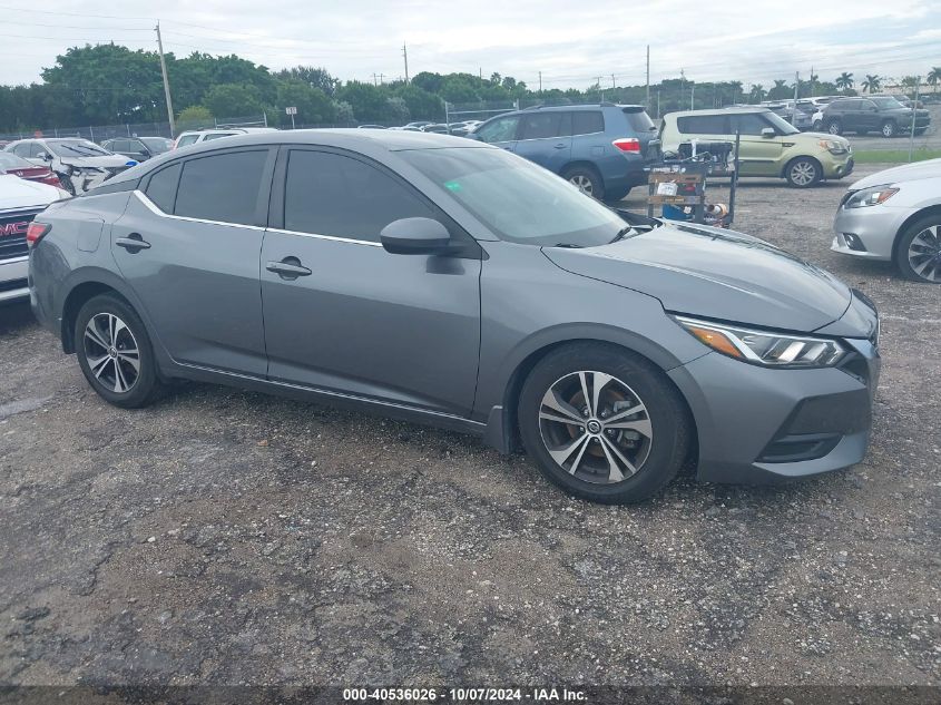 2021 NISSAN SENTRA SV XTRONIC CVT #2996533960