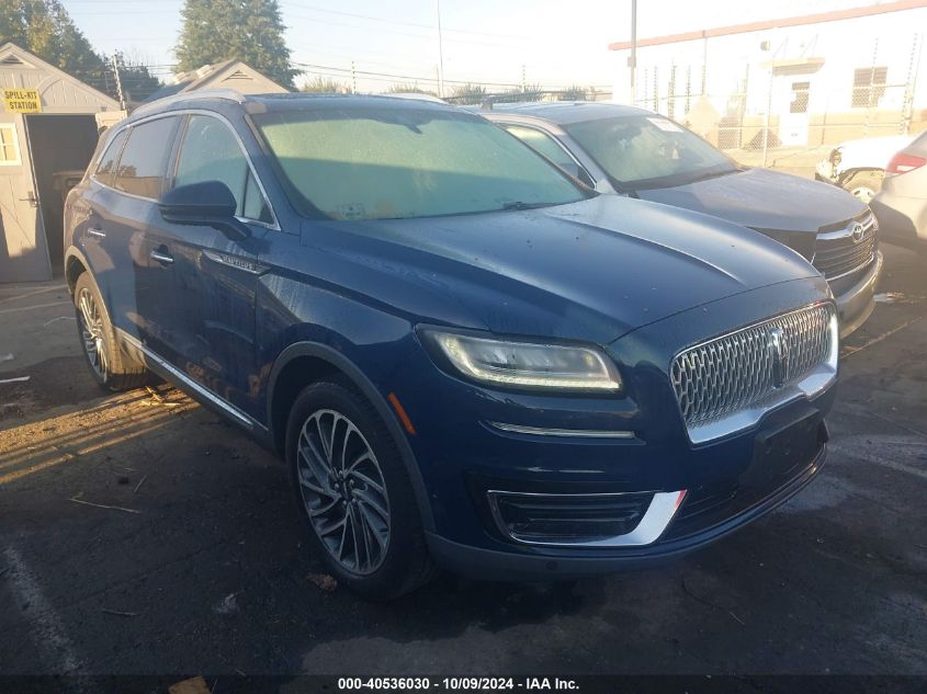 2019 LINCOLN NAUTILUS RESERVE #2992825193