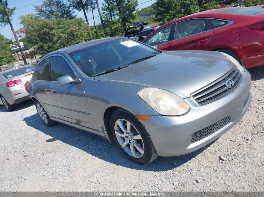 2006 INFINITI G35 #2991586782