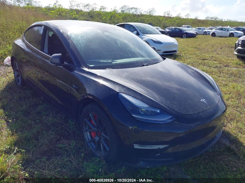 2021 TESLA MODEL 3 STANDARD RANGE PLUS REAR-WHEEL DRIVE #2995283417