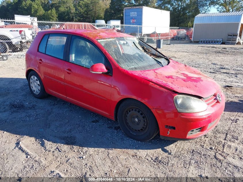 2007 VOLKSWAGEN RABBIT 4-DOOR #2991586549