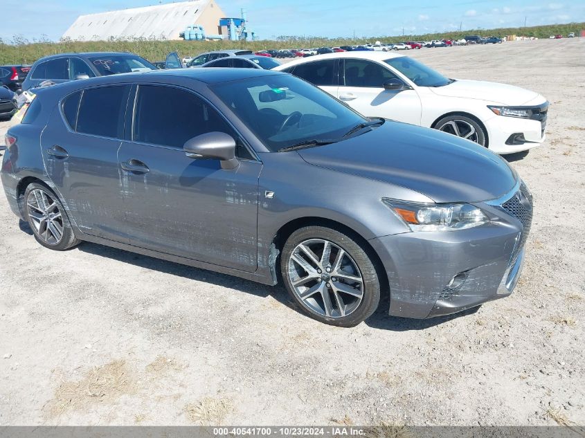 2016 LEXUS CT 200H #2992825111