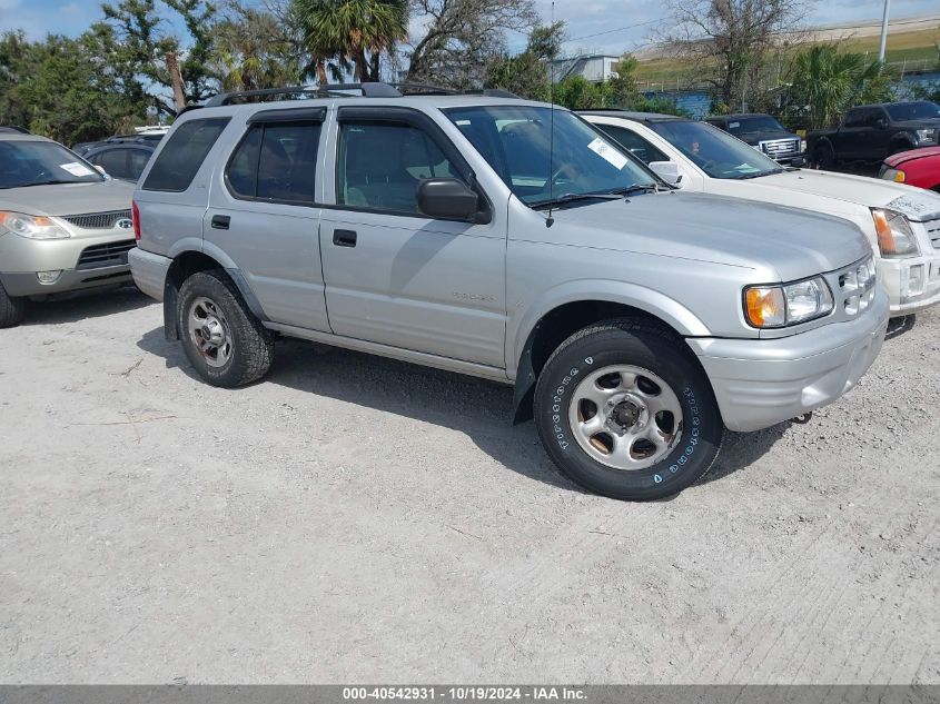 2001 ISUZU RODEO LS 3.2L V6/LSE 3.2L V6/S 3.2L V6 #2995300307