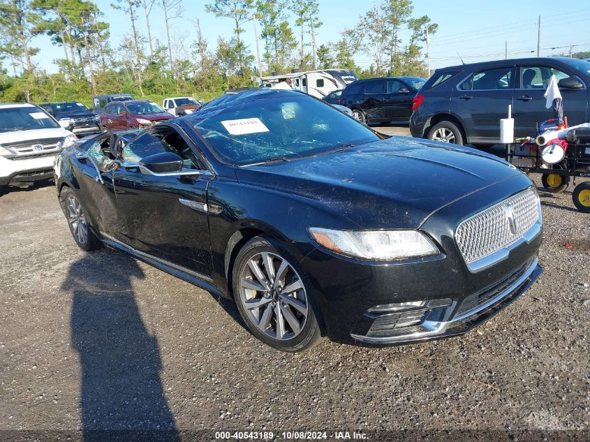 2017 LINCOLN CONTINENTAL PREMIERE #2995300297