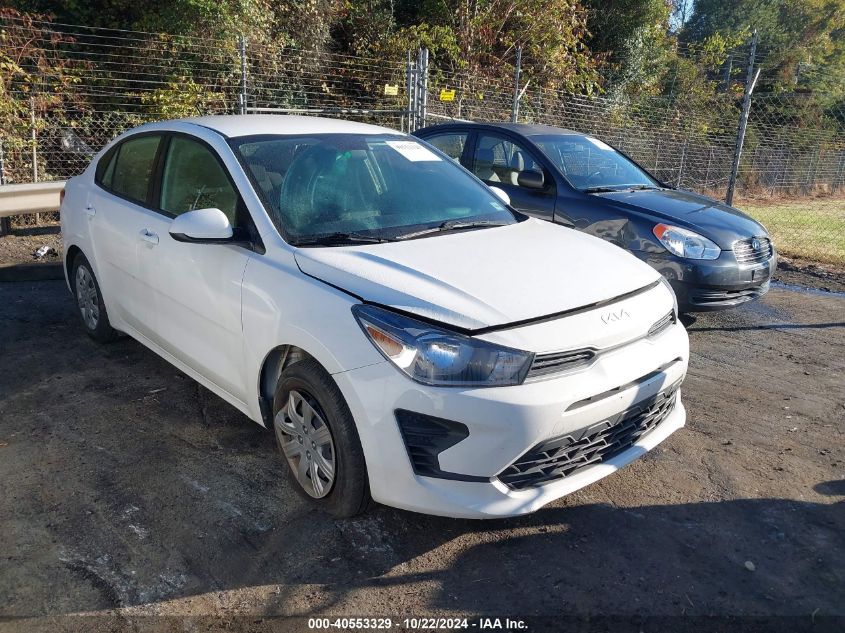 2022 KIA RIO LX #2996533813