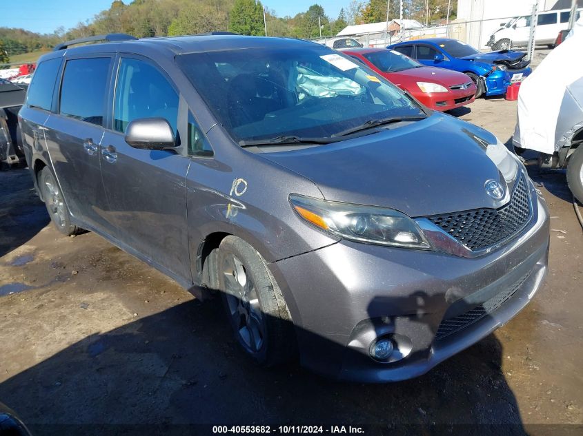 2016 TOYOTA SIENNA SE PREMIUM 8 PASSENGER #2996533810