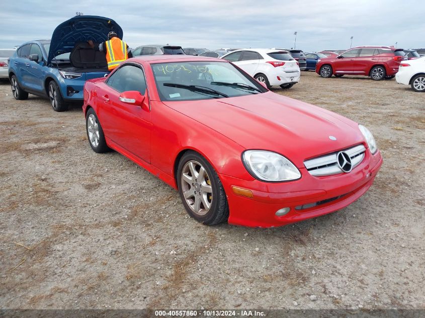 2001 MERCEDES-BENZ SLK 230 KOMPRESSOR #2992825136