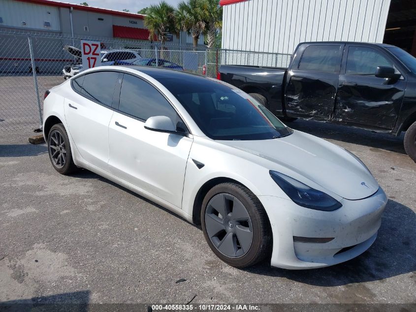 2021 TESLA MODEL 3 STANDARD RANGE PLUS REAR-WHEEL DRIVE #2992825130