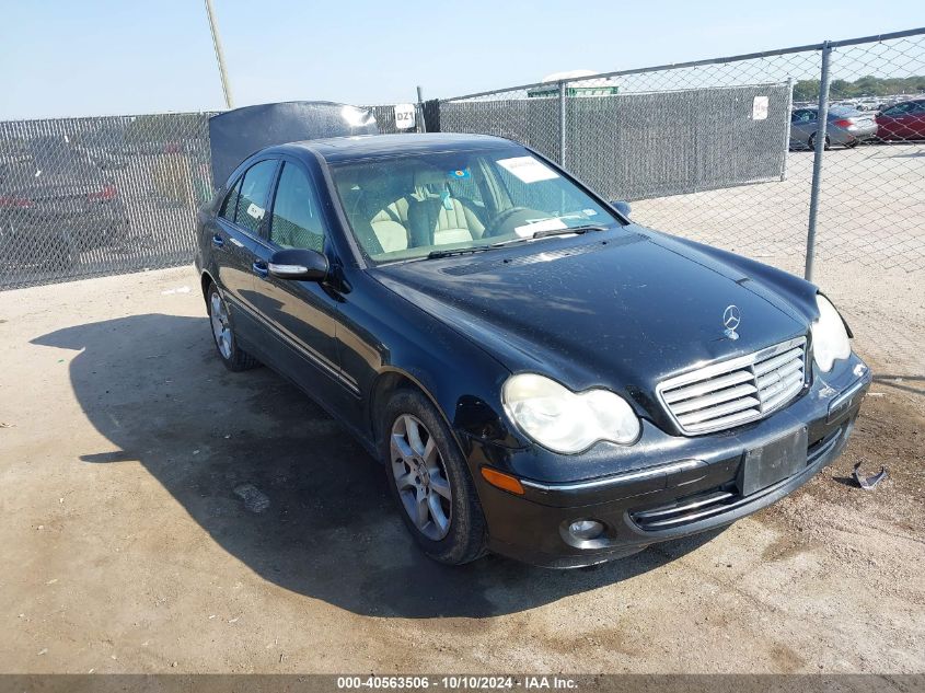 2007 MERCEDES-BENZ C 280 LUXURY 4MATIC #3104523097