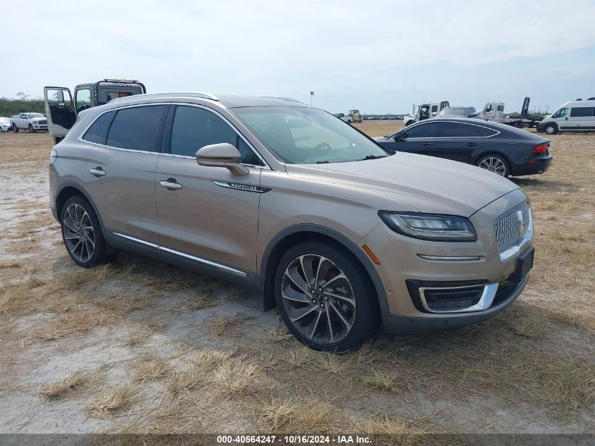 2019 LINCOLN NAUTILUS RESERVE #2995299662